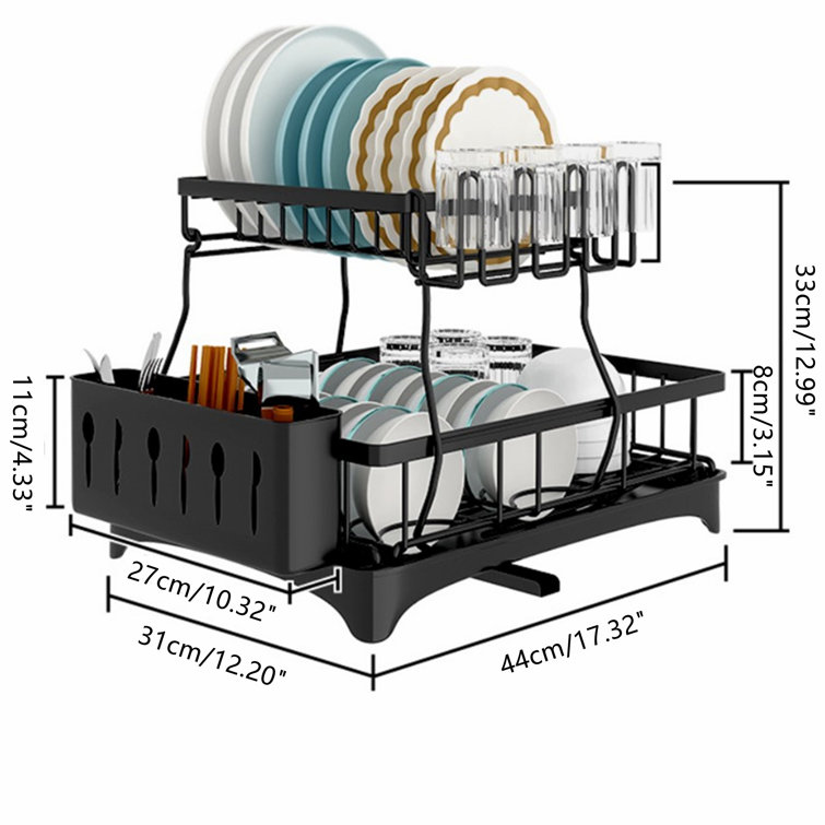 https://assets.wfcdn.com/im/11618926/resize-h755-w755%5Ecompr-r85/2328/232882501/Double+Tier+Stainless+Dish+Rack.jpg