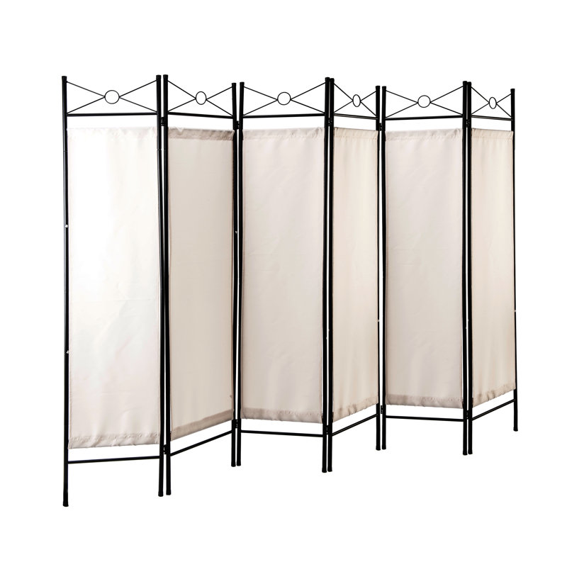 Cloison pliante Rhiann, Blanc, 6