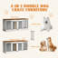 Meuble de rangement pour chien 70,9 po