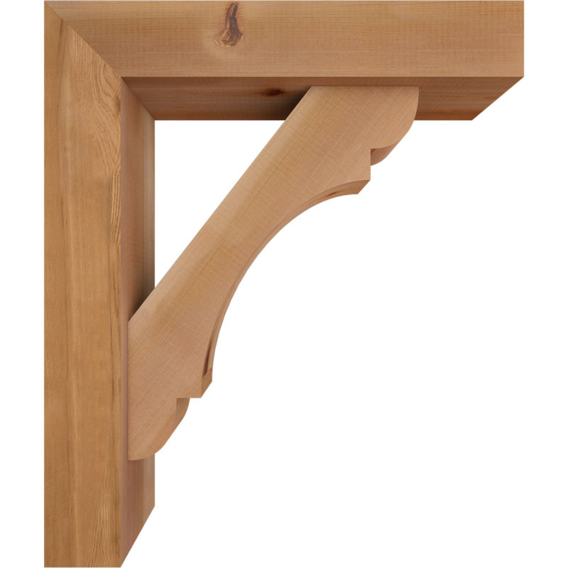 Support de bloc olympique avec entretoise décalée, 26 x 22, Cèdre rouge occidental de l 5 1/2 po (lisse)