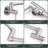 Wall Mount Folding Kitchen Pot Filler Faucet-73384880