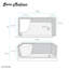 Aquatique 60" x 32" Single Threshold Shower Base With Right Hand Drain and Integral Left Hand Seat -50776664-50776662