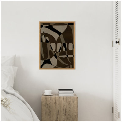 «Contour 1» par Shatha Al Dafai, reproduction d'art sur toile encadrée