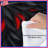 Black Red Petal Pattern Comforter-125273172