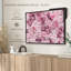 Floral et botanique «Bed of Pink Roses Wall Art»-101780555