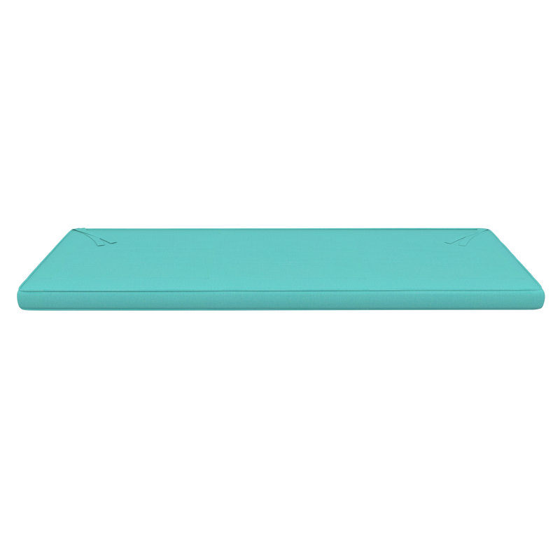 Sunbrella® Indoor/Outdoor Bench Seat Cushion, 3" Thick, 40" W x 17" D, Sunbrella® Canvas Aruba