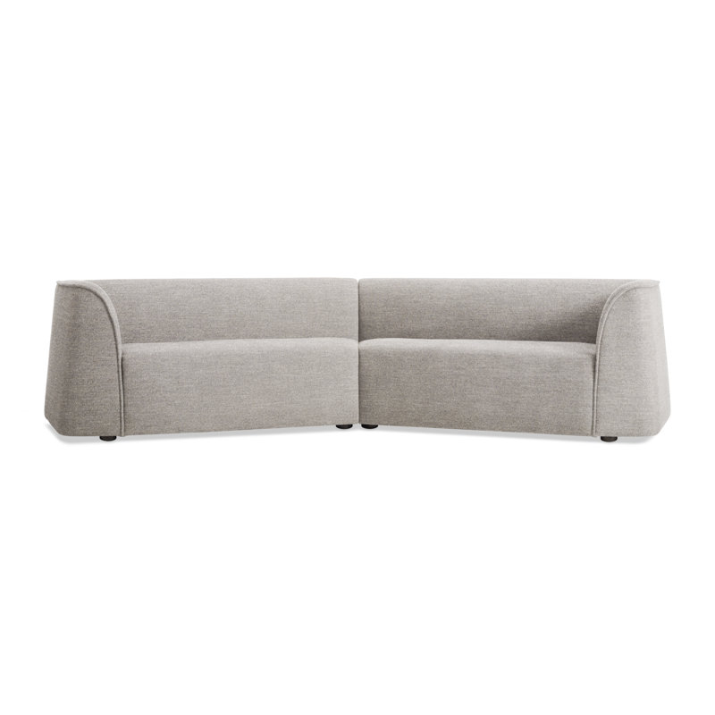 Thataway Sectional, 29" H x 126" W x 53" D, Tofte Navy Polyester Blend