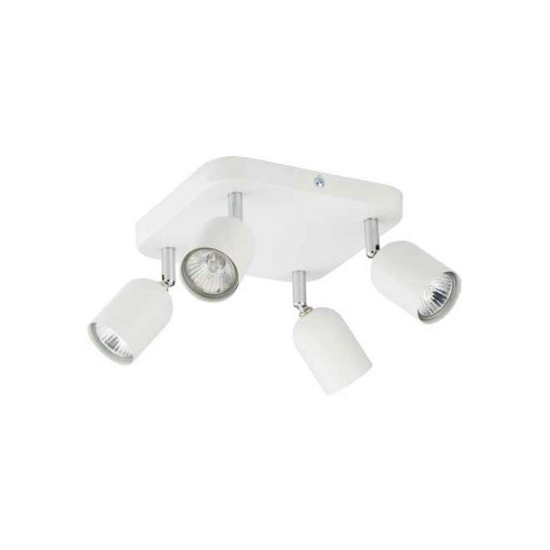 Avdulah LED Spotlight, White, White