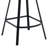 Absalom Swivel Upholstered 25.6'' Linen Counter Stool with Metal Frame-474628404