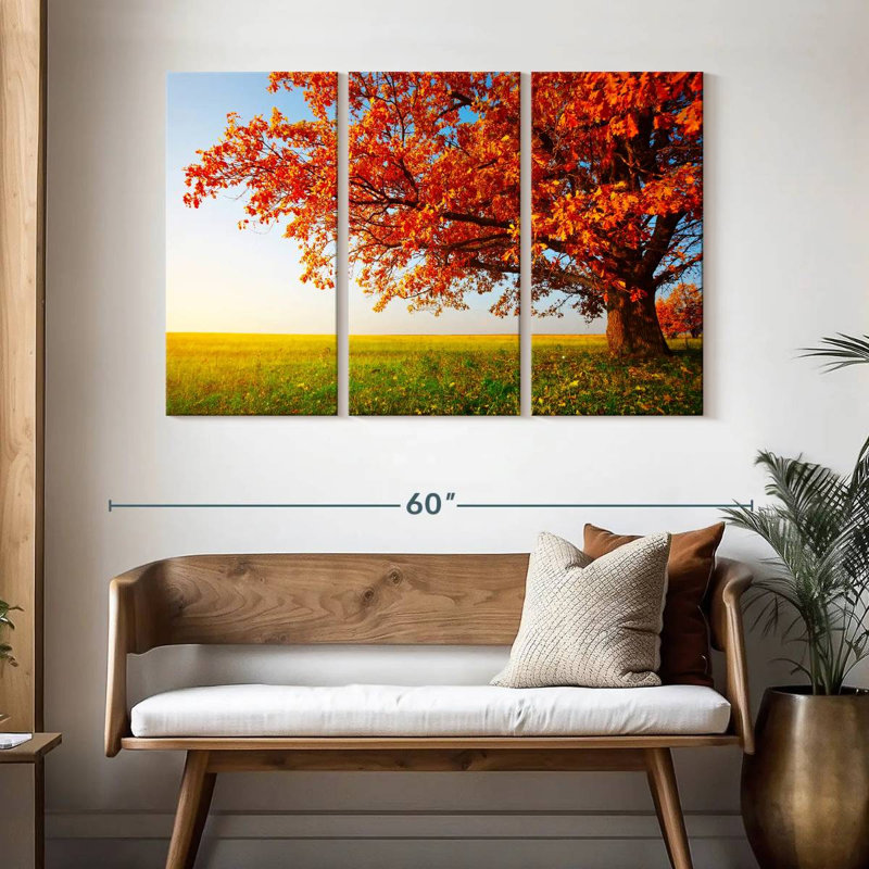 Harnek Autumn Oak Tree, 32" H x 50" W