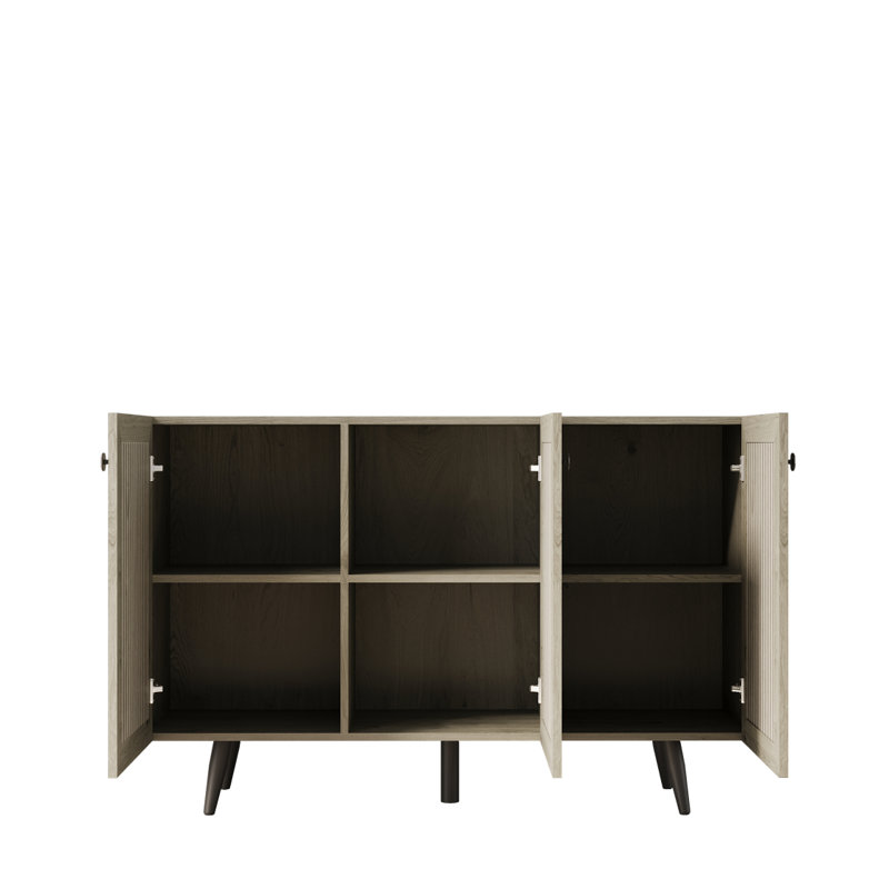 Bar café 46,85 "avec tablette réglable, H 30,66 po x l 46,81 po x P 13,46 po