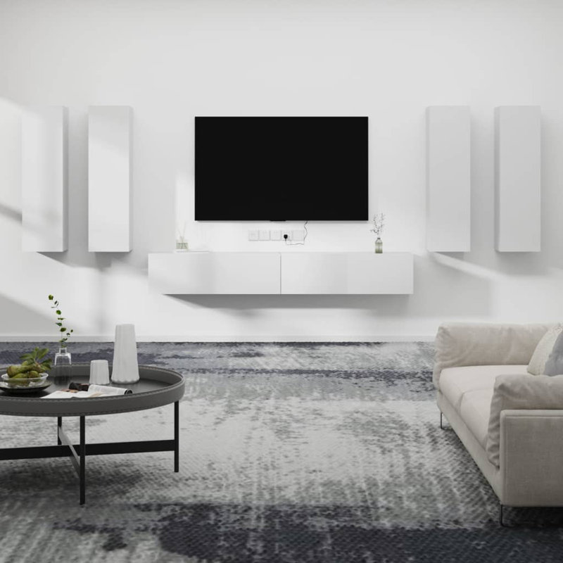 Alaisdair Entertainment Unit for TVs up to 32", White, 160cm