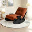 Chaise berçante moderne en bois massif rembourré-106886812