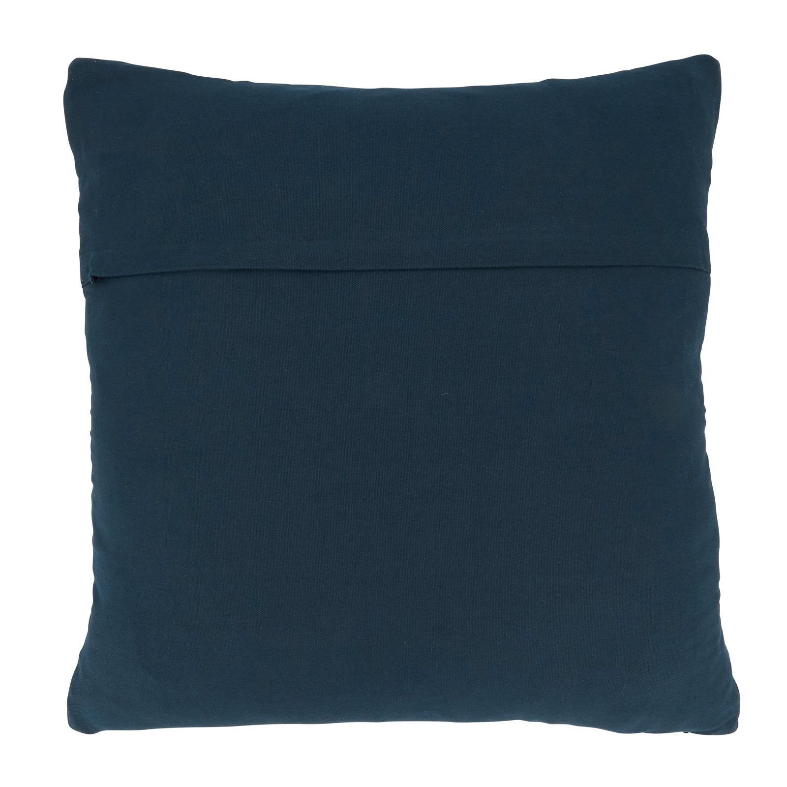 Elya Cotton Throw Pillow, Down Blend, Navy Blue