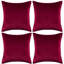 Ensemble de 4 housses de coussin en velours-118135159-118135173