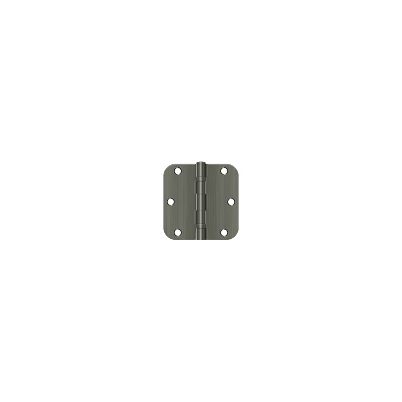 Steel Hinge, Antique Nickel