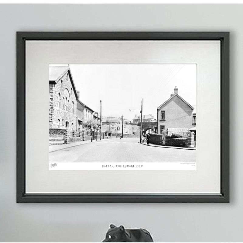 Caerau, The Square C1955 by Francis Frith - Single Picture Frame Print, 28cm H x 36cm W x 2.3cm D