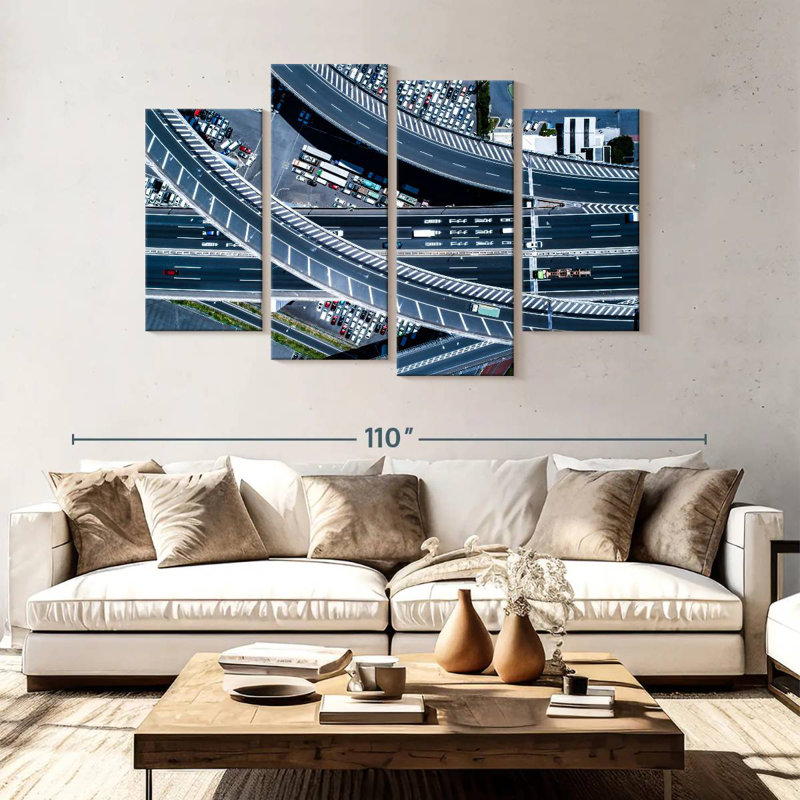 Mehar Japanese Skyway, 54"H x 84"W