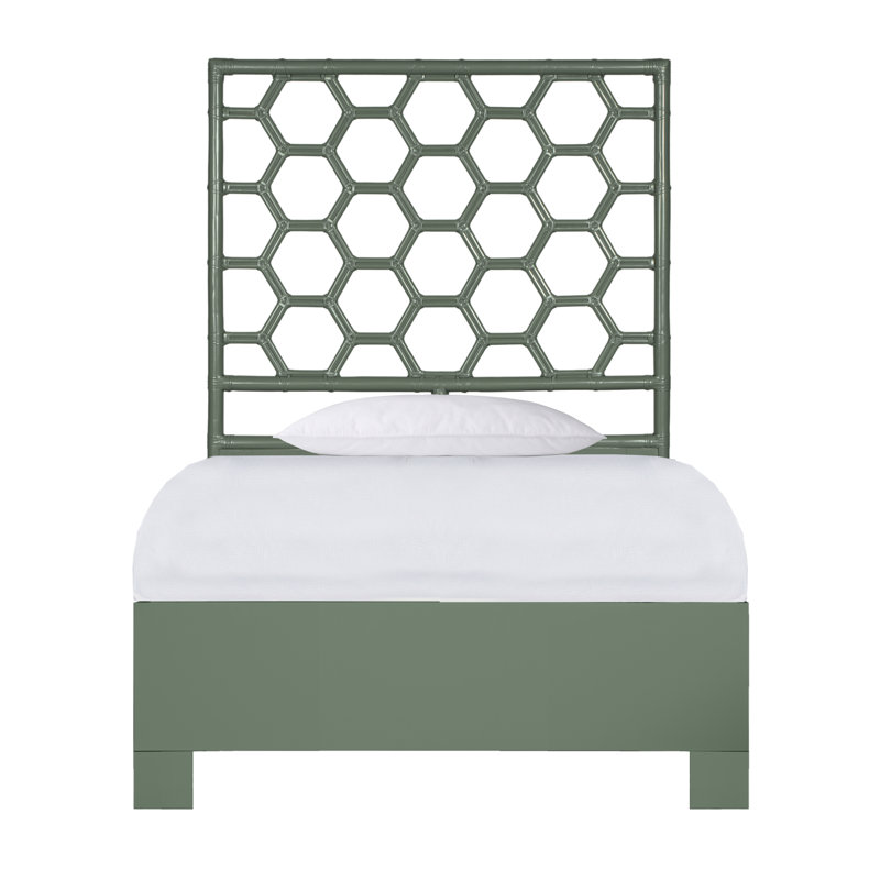 Lit plateforme Honeycomb, Simple, Evergreen