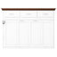 Lit simple de couleur blanche, 3 tiroirs pour garder les choses en ordre et peu encombrant, sans sommier à ressorts