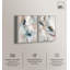 «Whispering Colors Duo», reproduction d'art sur toile par Art Remedy, cadre argenté, 16 x 24-637336594-637336592