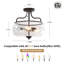 Plafonnier semi-encastré 3 lumières 12,99 po-1722641287