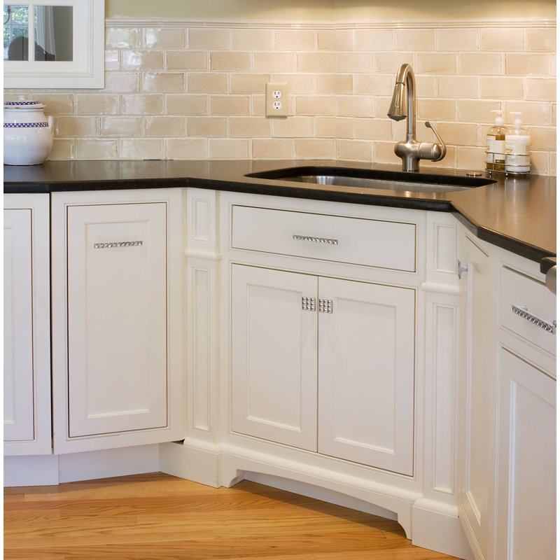 Oversized Hand Painted Gleam Grid Square Knob
