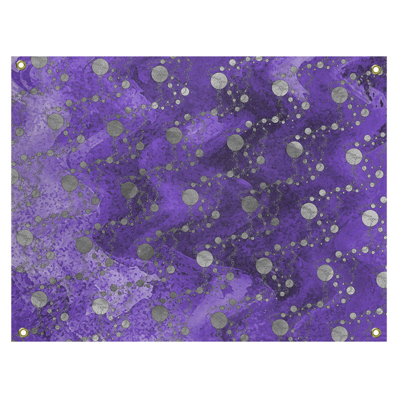 Polyester Tapestry, 29" H x 39" W, Purple