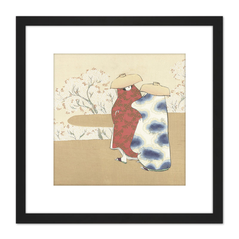 Spring Lent Japanese Woodcut by Sekka Kamisaka - Single Picture Frame Painting