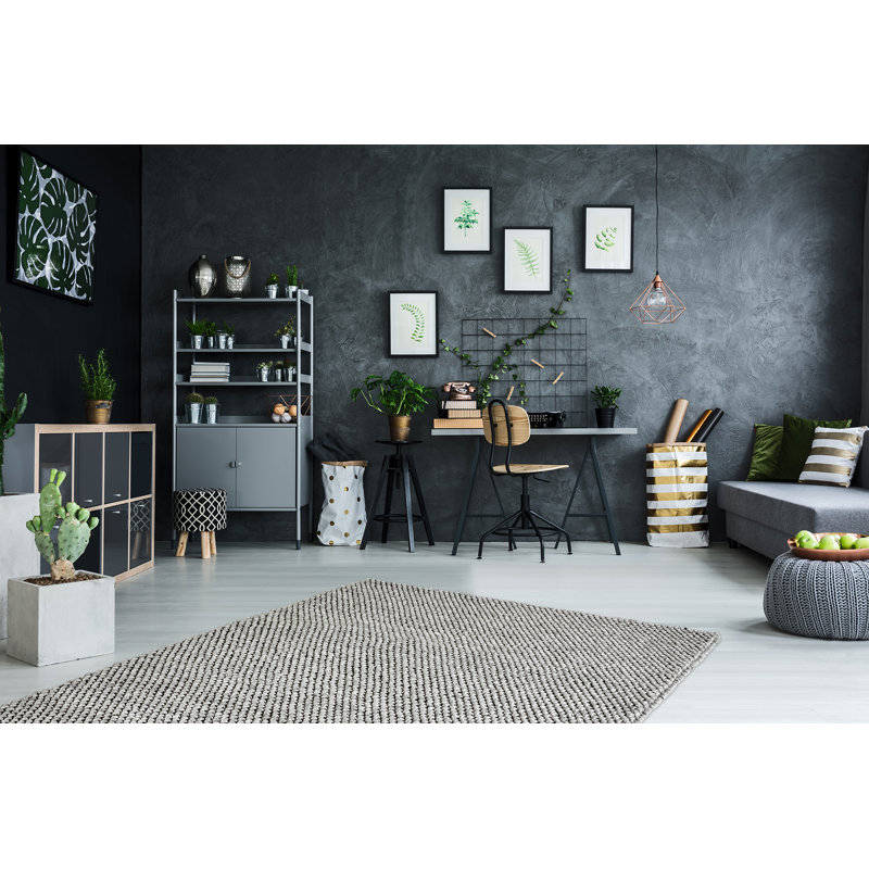 Elise Solid Colour Hand Woven Area Rug, Rectangle 160 x 230cm