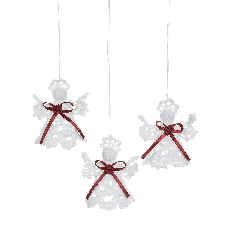 Ornement suspendu au crochet en forme d'ange victorien