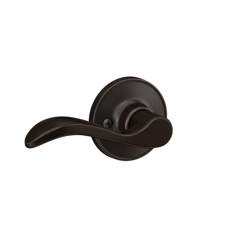 Seville Lever Hall and Closet Lock, Aged Bronze