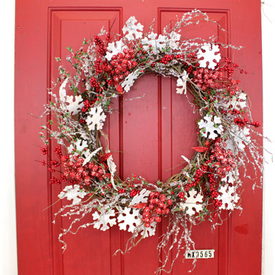 Faux Berry Silk 24'' Wreath