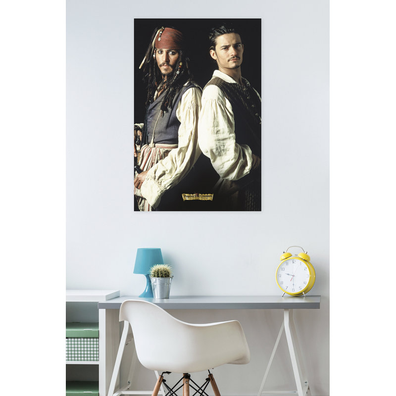 « pirates de the caraïbes-duo », impression sur papier