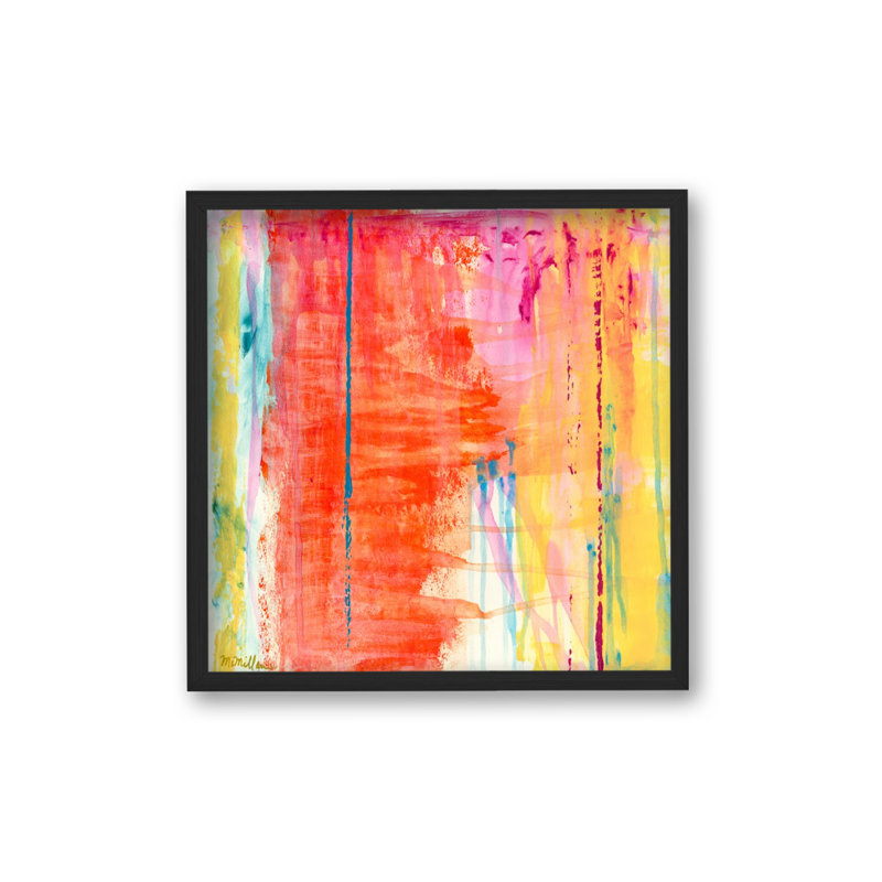«Translucent Color» par Dana McMillan - reproduction sur toile, H 20 po x l 20 po, Impression encadrée, Noir
