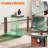 Acrylic End Table w/ Storage Modern Geometric Side Table Square Nightstand 18”H