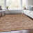 Machine Washable Indoor/Outdoor Xhevrie Copper Rug-1773945997