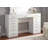 Glam Style 1Pc Vanity Set Multiple Drawer Cabinets 15Pcs Bulbs Usb Charger White Finish Bedroom Furniture Stool Not Included