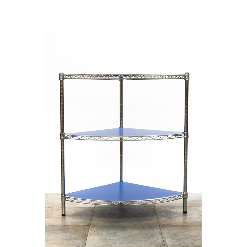 Doublure de tablette en PVC Radius, H 0,13 po x l 24 po x P 24 po, Bleu