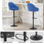 Tabourets de bar pivotants en cuir synthétique, tabourets de bar réglables à hauteur de comptoir avec dossier et repose-pieds-1171874282