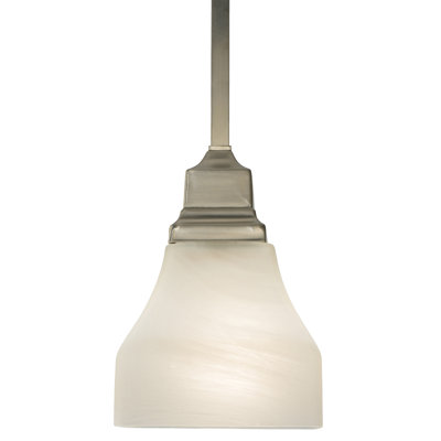 1 - Light Nickel Unique/Statement Pendant