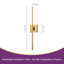 Brylea Iron LED Armed Sconce-175141083-153010044