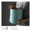 Grand porte-ustensiles de cuisine en céramique 7,2 po Turquoise