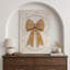 «Gingerbread Bow», art de vacances de Noël, images de cuisine, impression sur toile encadrée-132863914-132863915
