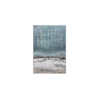 Blue Curtain - No Frame Painting on Canvas