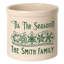 Personalized Snowflake Ornament Ceramic Pot Planter-2003217429-1998225818