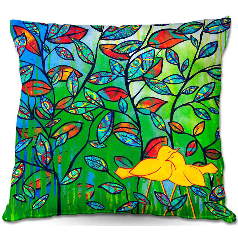  Coussin Couch Love Birds, 16 po x 1 po