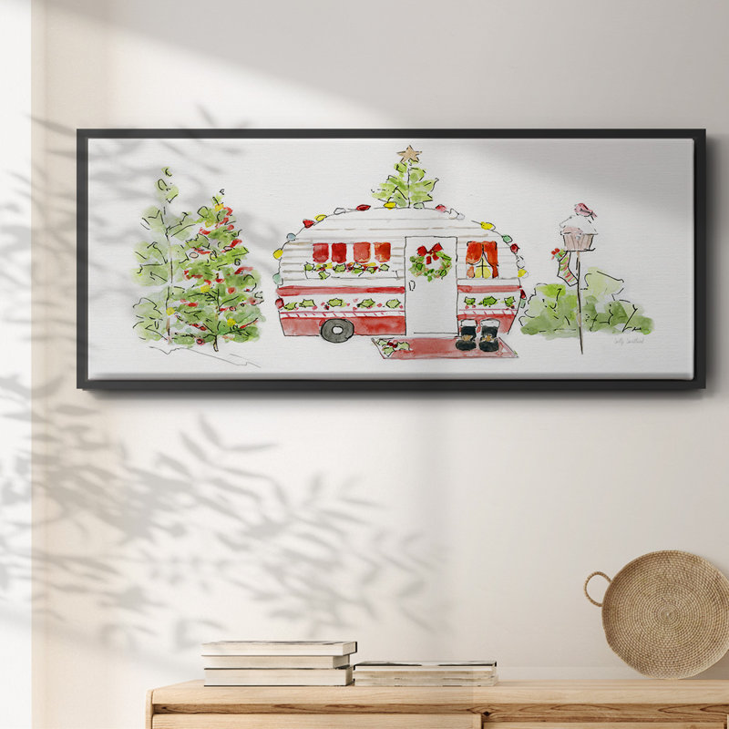 Holiday Camper II - toile encadrée, H 8 po x l 20 po
