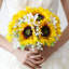 Bouquet de tournesol artificiel