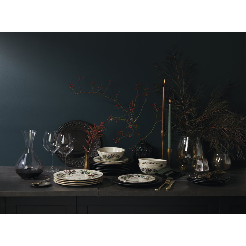 Winter Greetings 12-Piece Dinnerware Set